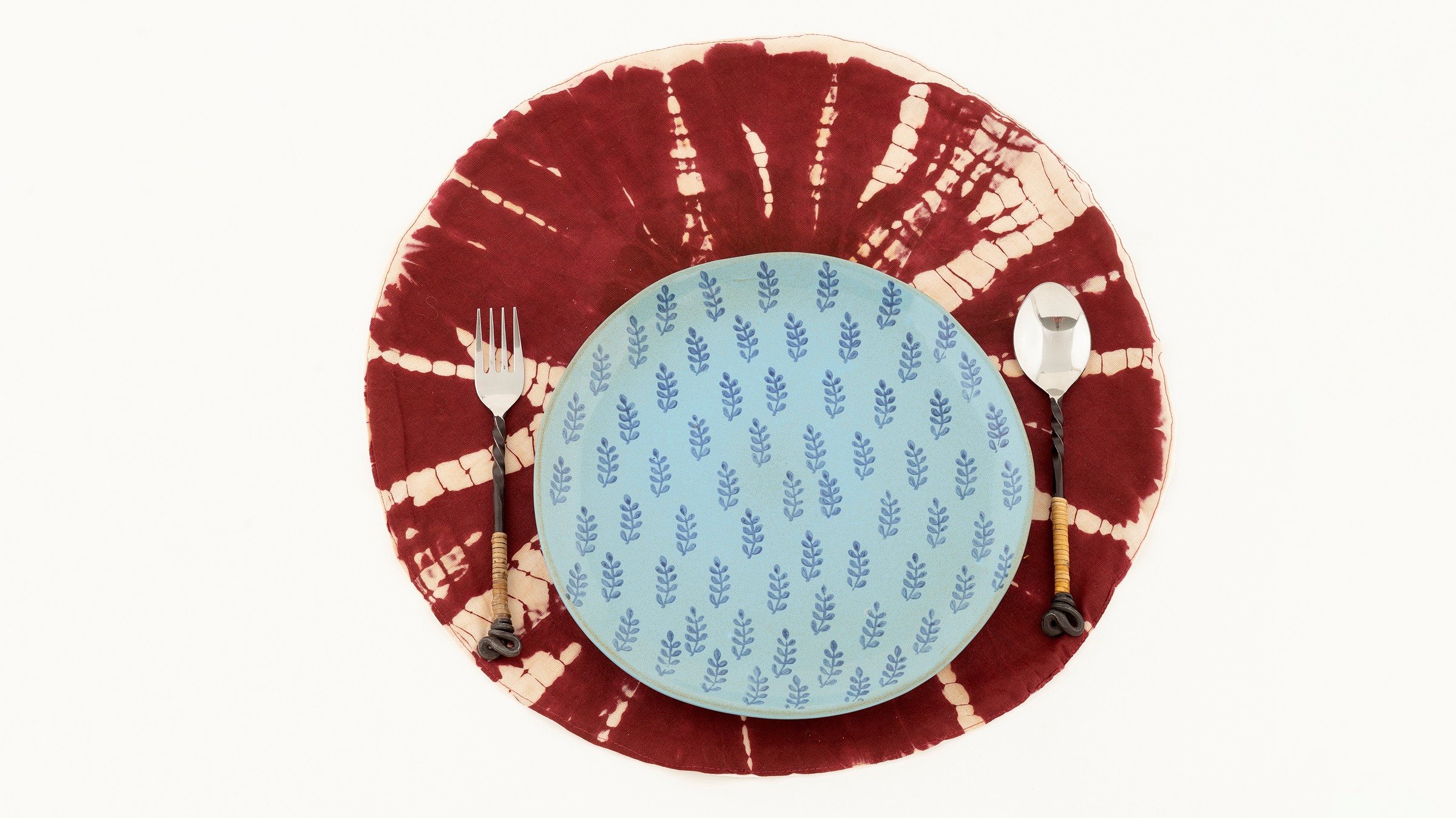 Red Shibori Placemats