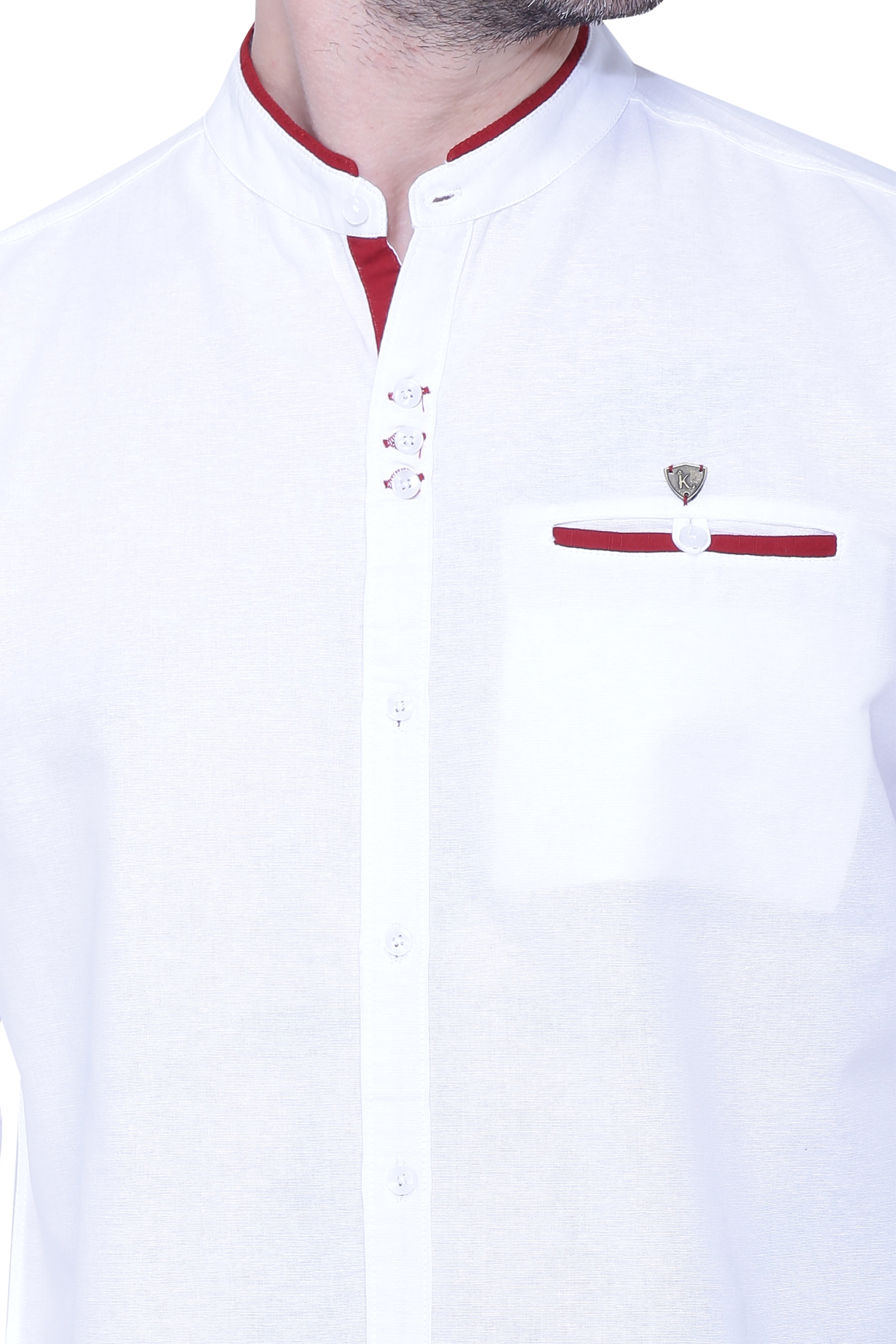 Kuons Avenue | Kuons Avenue Men's Linen Cotton Casual Shirt- KACLFS1179A 3