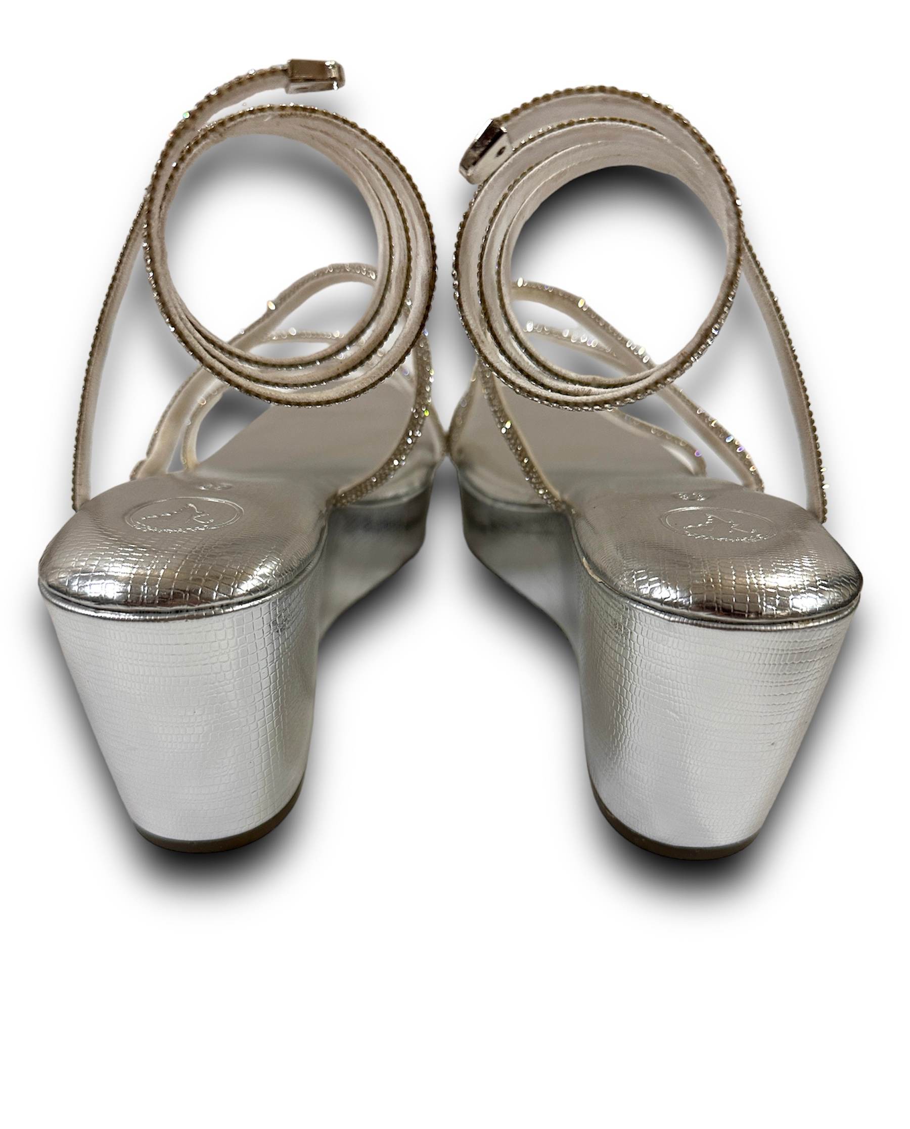 SILVER LIZZARD SPRING WEDGE