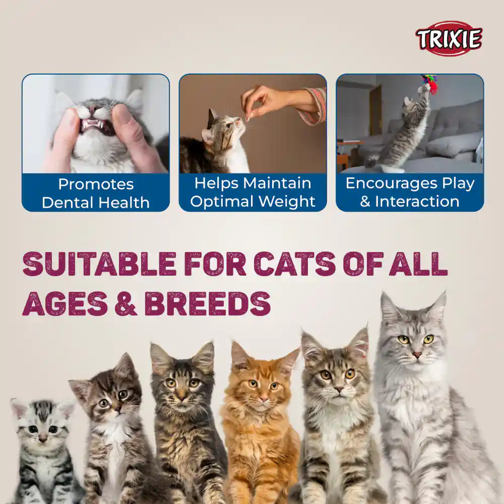 Trixie Premio Ducky Hearts Treat for Cats, 50 g