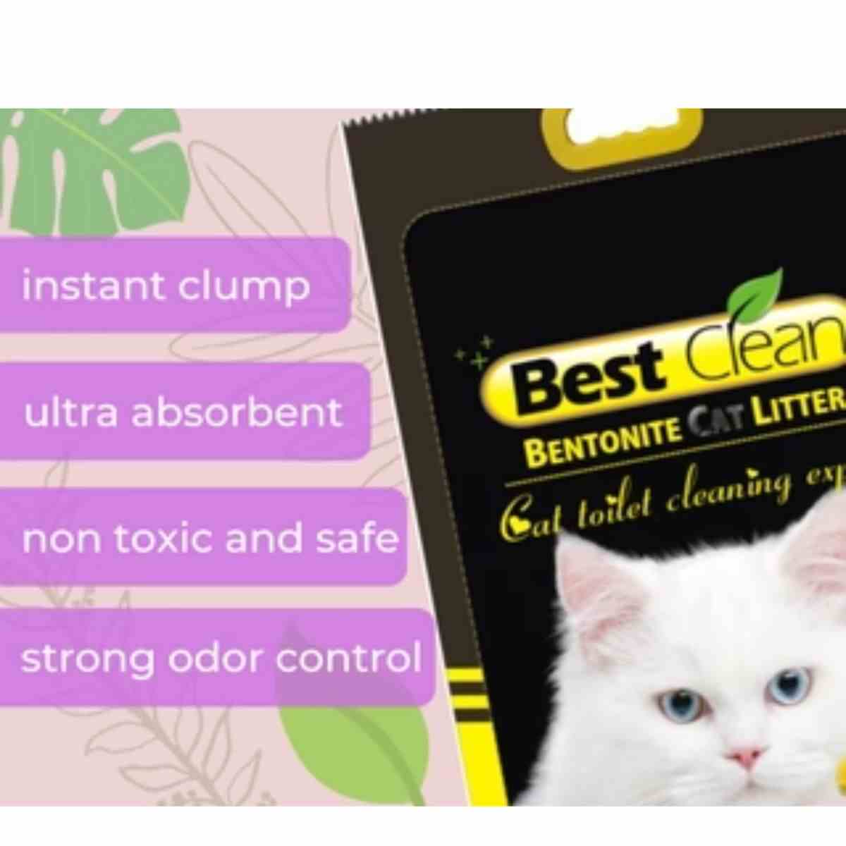 Best Clean Cat Litter Lemon - 5 Kg