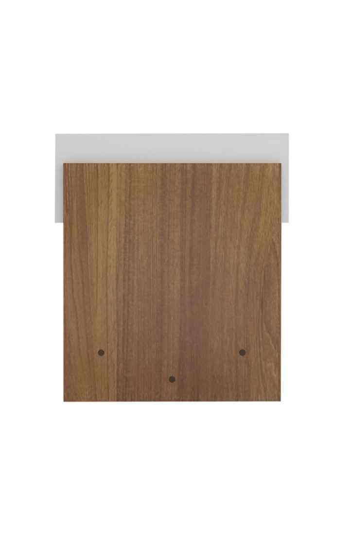 Wing Coffee Table with Open Rack | Center Table for Living Room - Leon Teak Finish