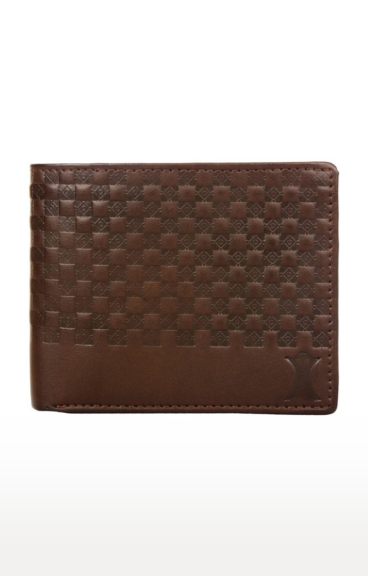 CREATURE | CREATURE Tree Brown Sleek and Bi-fold Embossed PU Leather Wallet with Multiple Card Slots for Men 0
