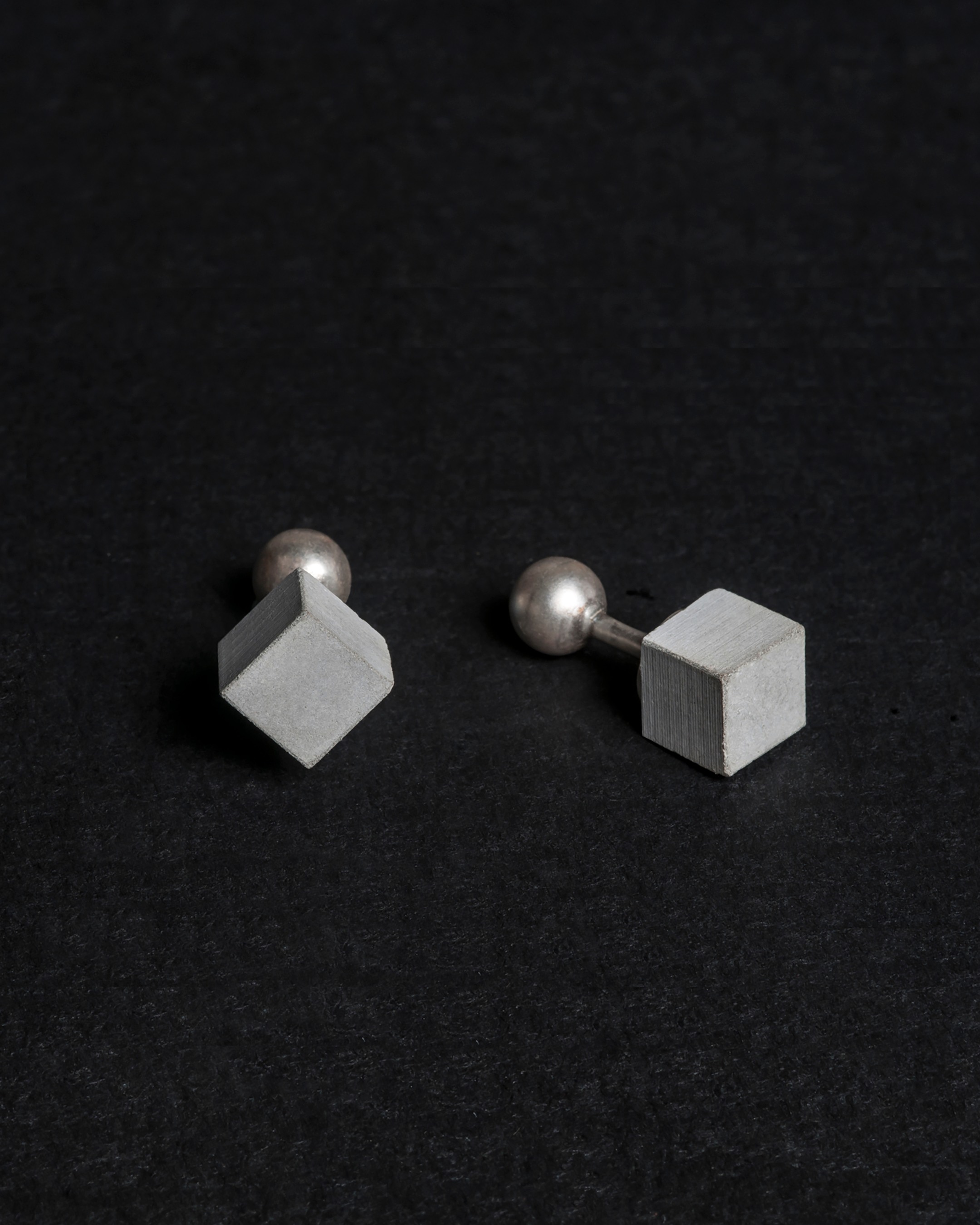 Elements- Micro Concrete Cufflinks #2
