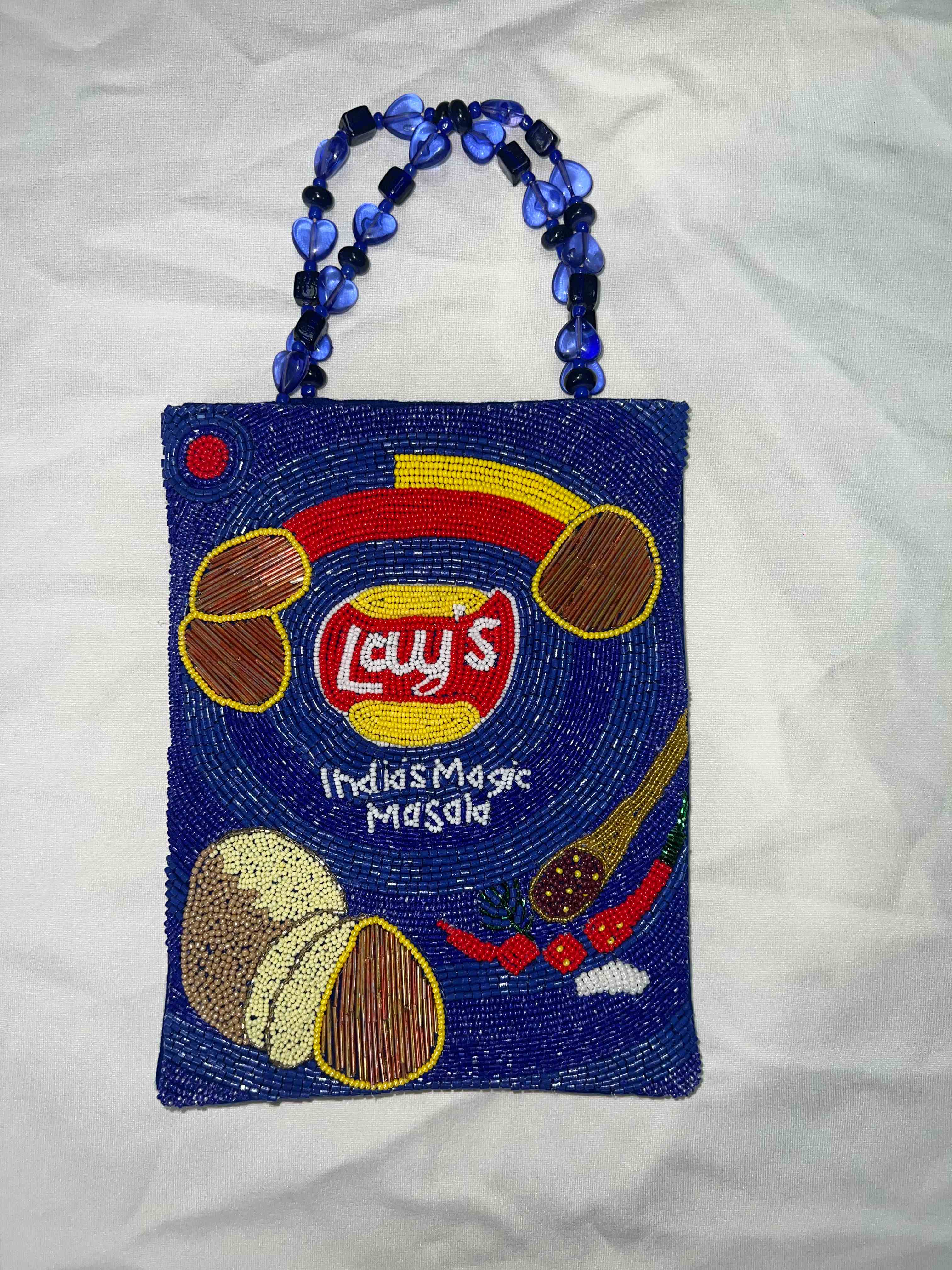 Blue lays bag
