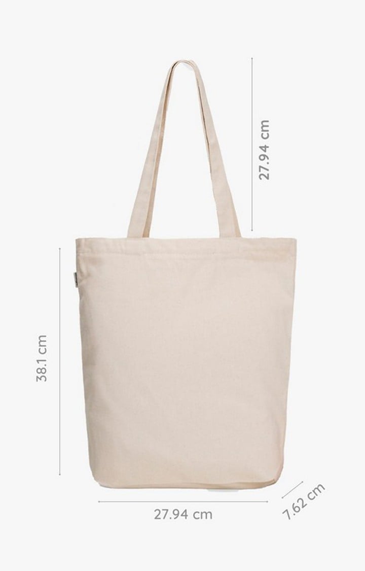 Zipper Tote Bag - Tulips