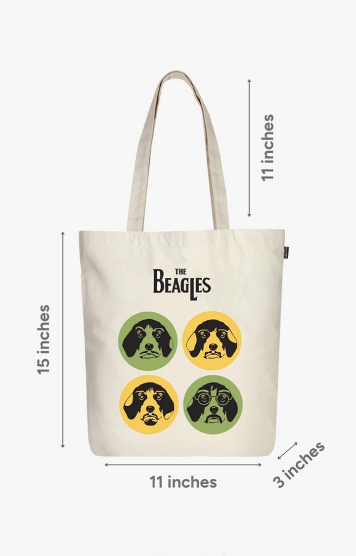 Zipper Tote Bag - The Beagles