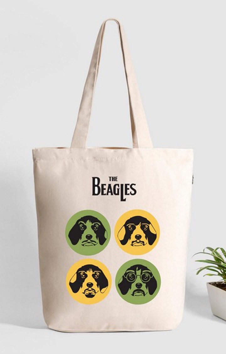 Zipper Tote Bag - The Beagles