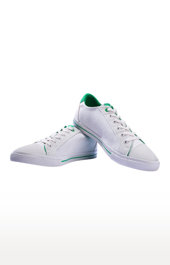 Paragon white canvas shoes clearance
