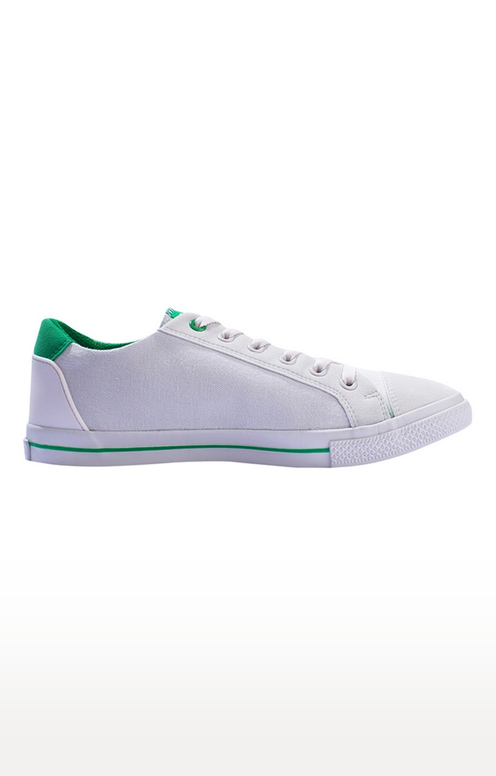 Paragon white canvas shoes clearance