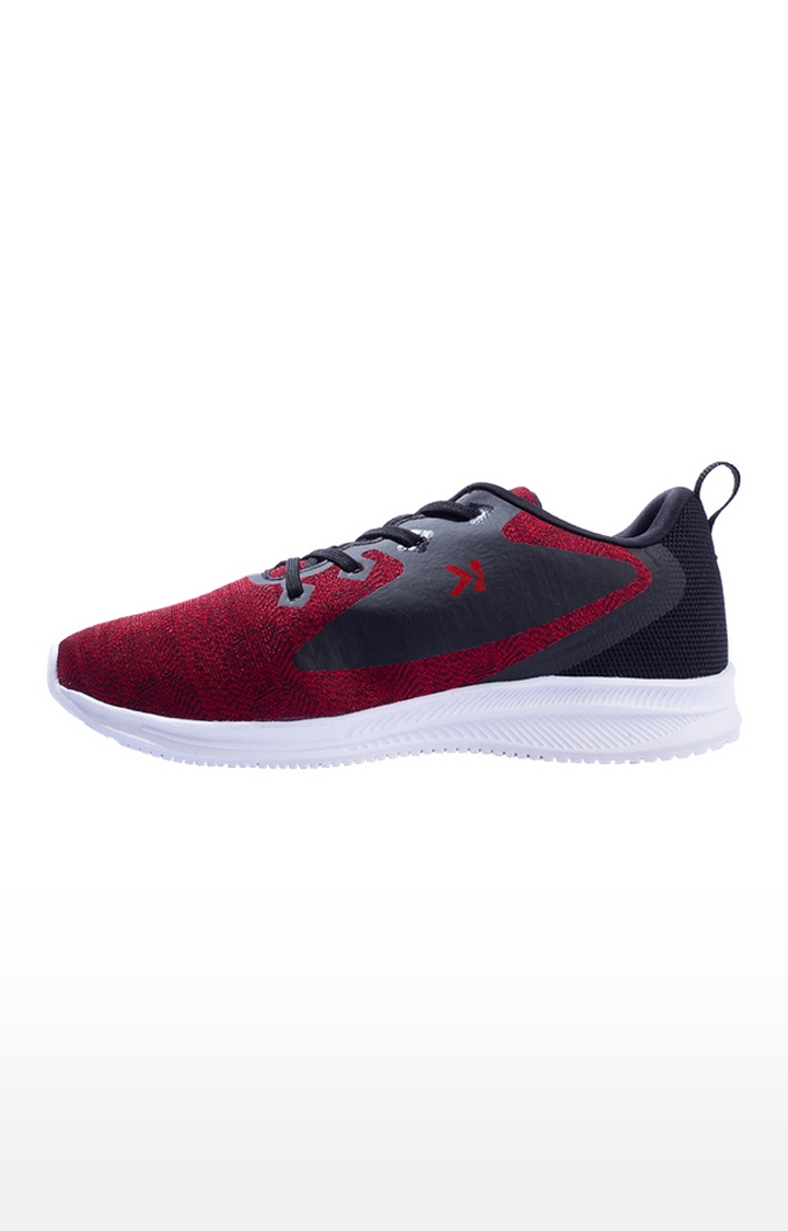 EEKEN | Eeken Red-Black Athleisure Lightweight Casual Shoes For Men By Paragon 2