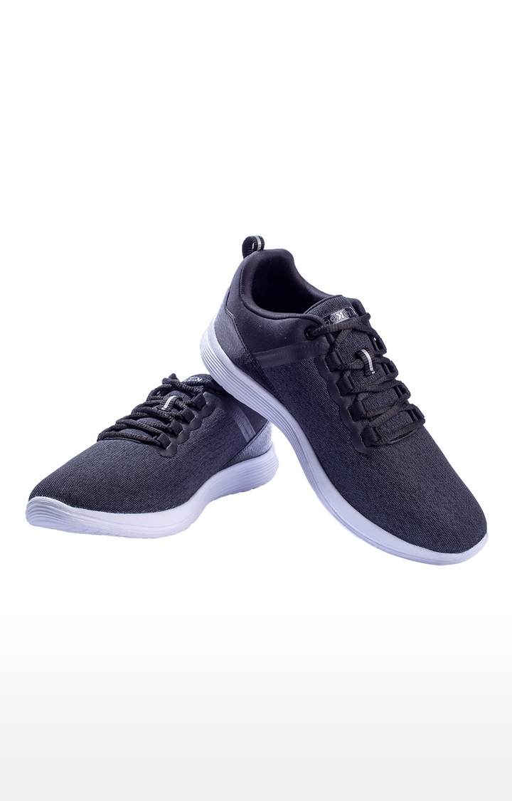 Eeken Black-White Athleisure Lightweight Casual Shoes For Men By Paragon