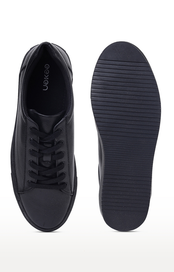 EEKEN | Eeken Black Lifestyle Lightweight Casual Shoes For Men By Paragon 4