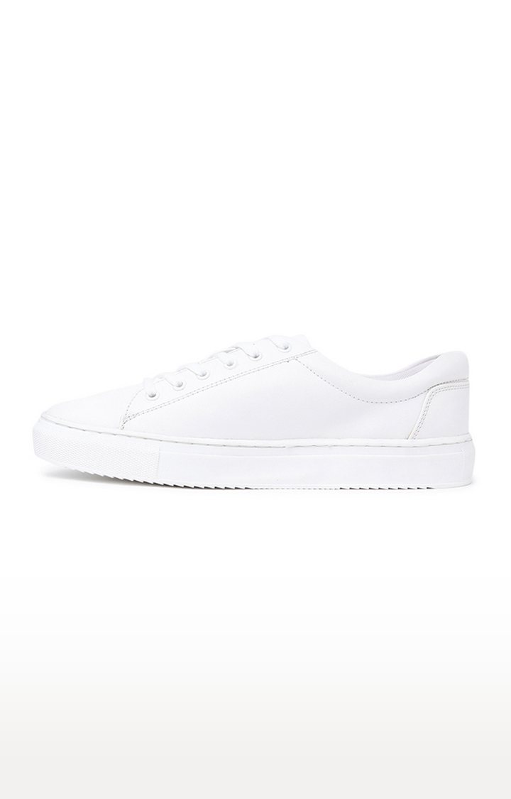 Mens casual white trainers 2025