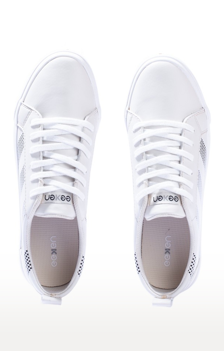 EEKEN | Eeken White Lifestyle Lightweight Casual Shoes For Women By Paragon 4