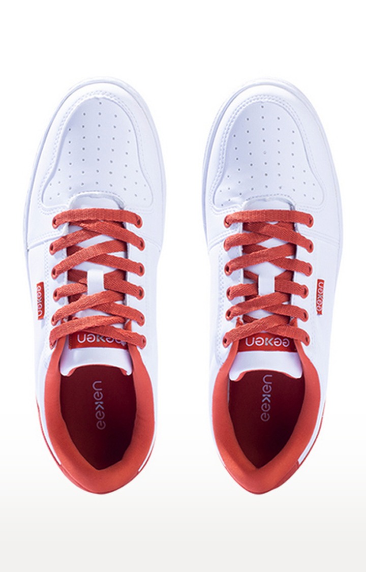 Eeken White Melon Lifestyle Lightweight Casual Shoes For Women By