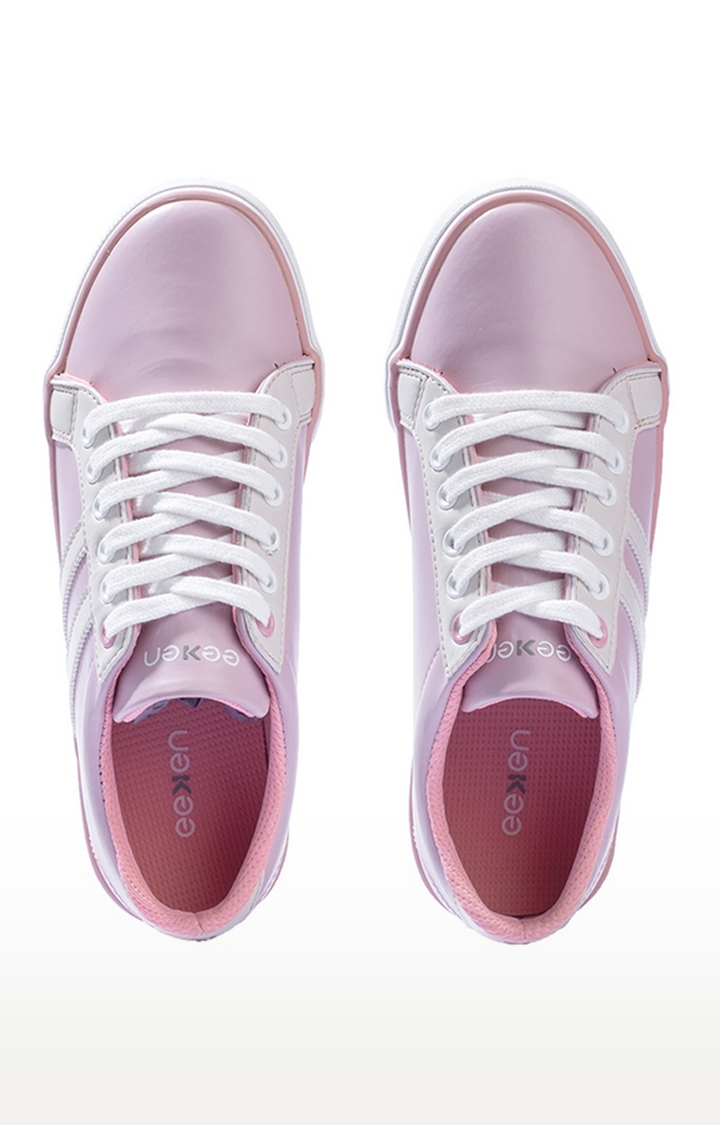 EEKEN | Eeken Pink Lifestyle Lightweight Casual Shoes For Women By Paragon 4