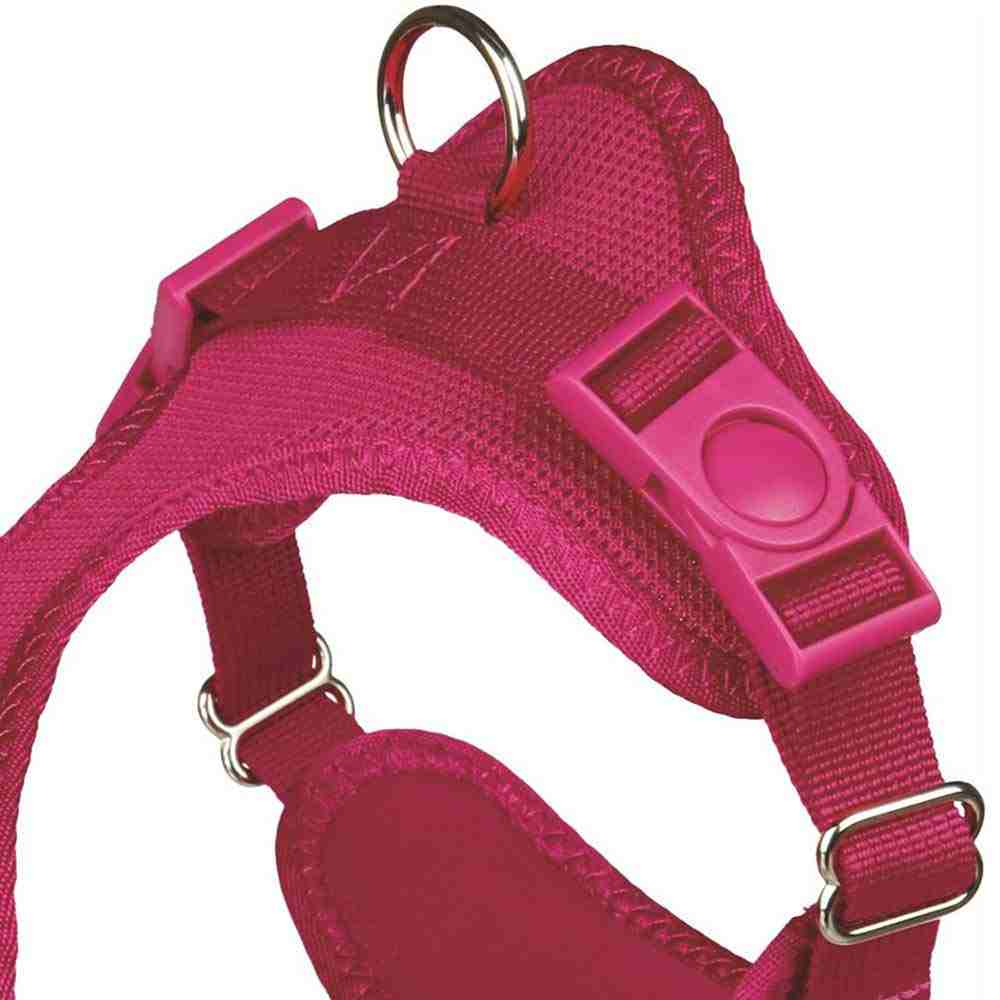 Trixie Comfort Soft Touring Harness for Dogs (Fuchsia)