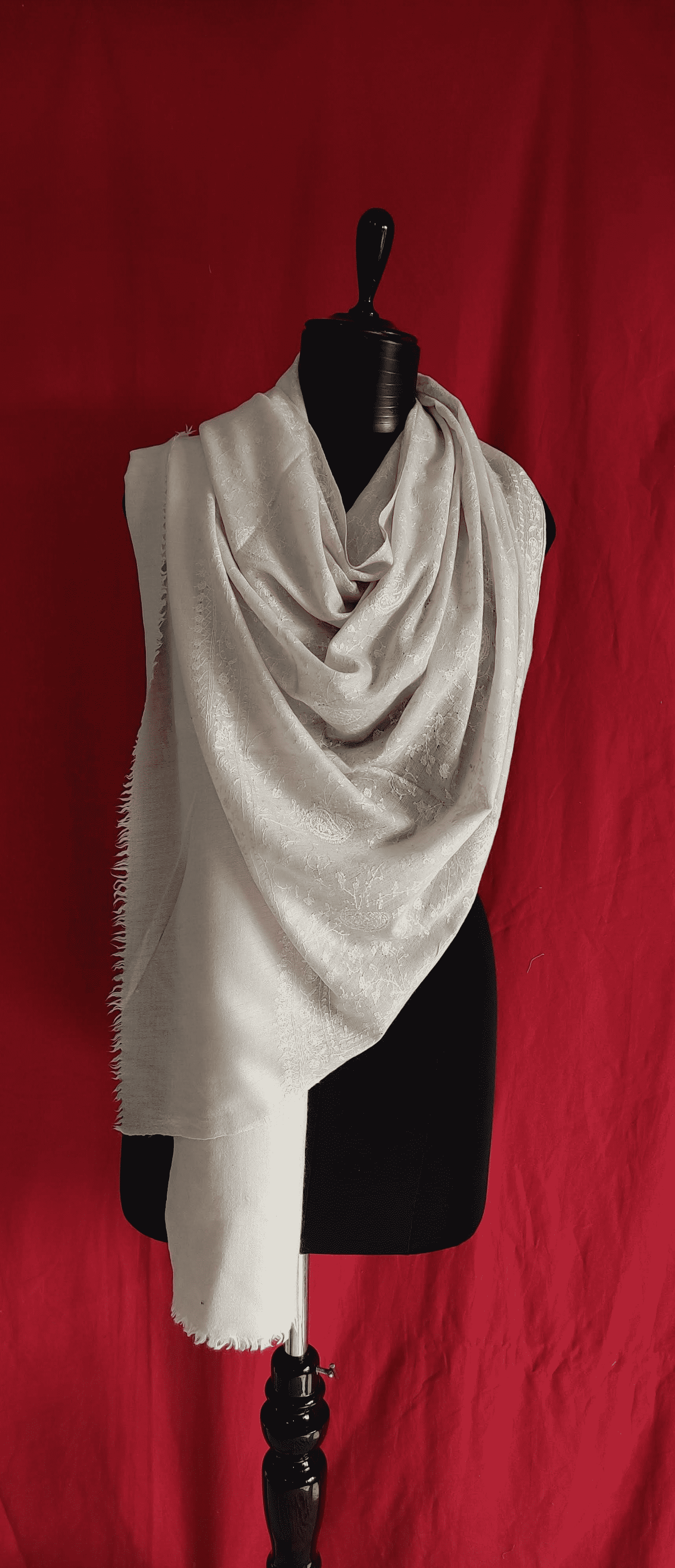 Ivory Pashmina  Shawl