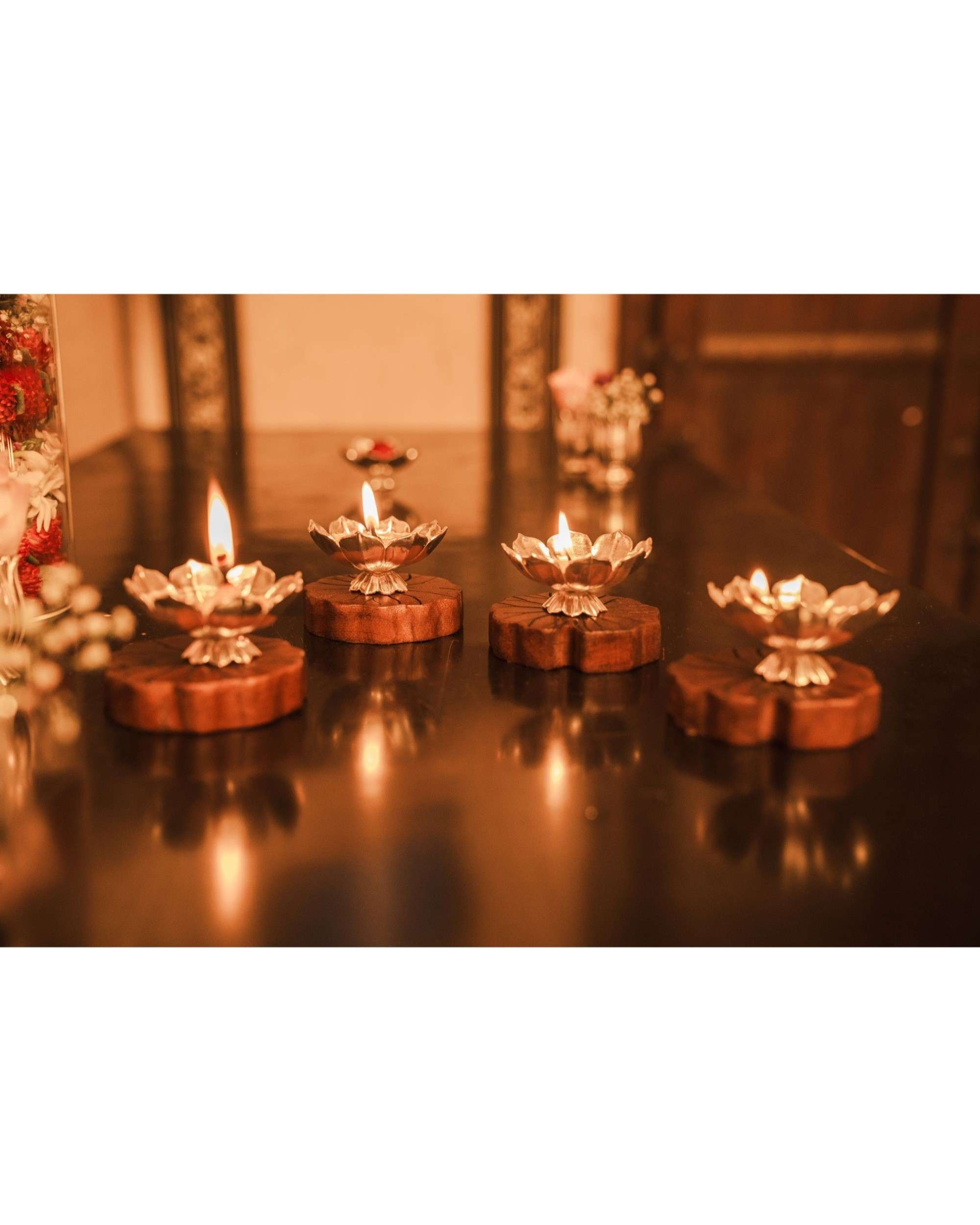 Kamala Diya Set of 4