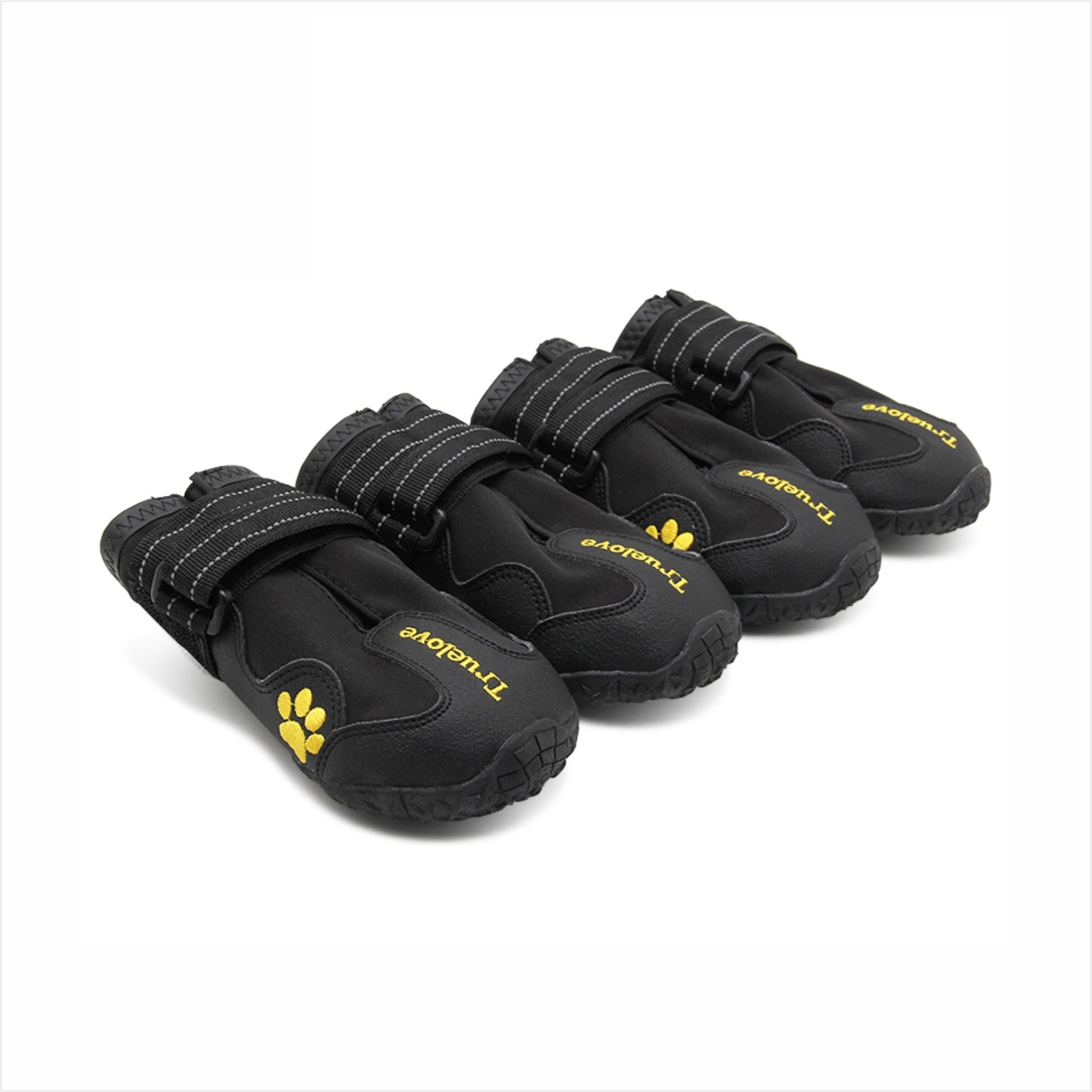 Truelove Waterproof Boots for Dogs, Black