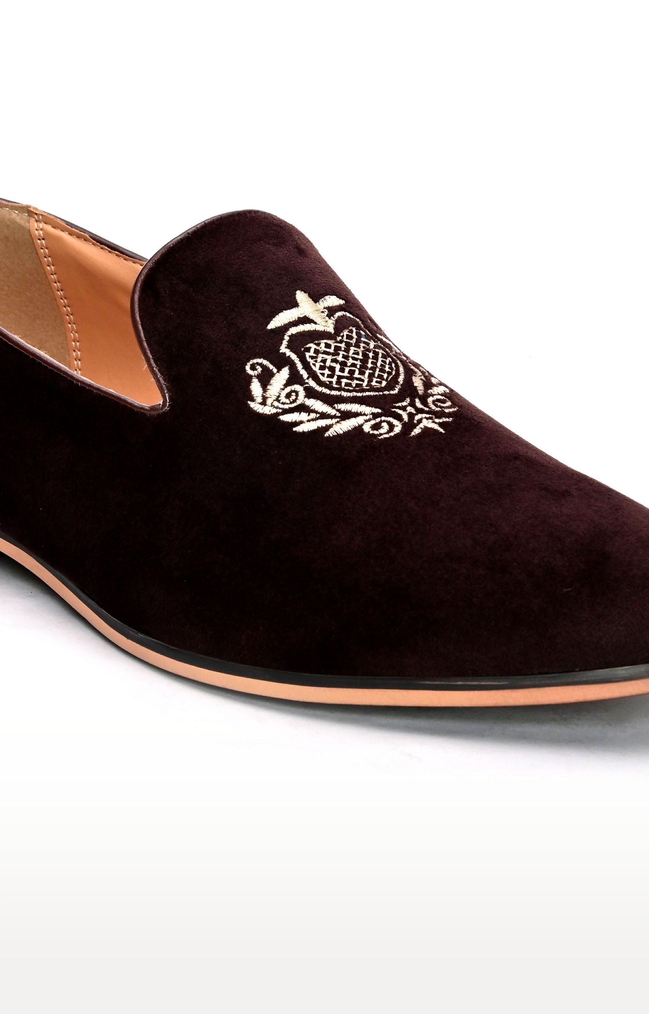 San Frissco | San Frissco Men Faux Leather Realm Embroidered Loafers  5