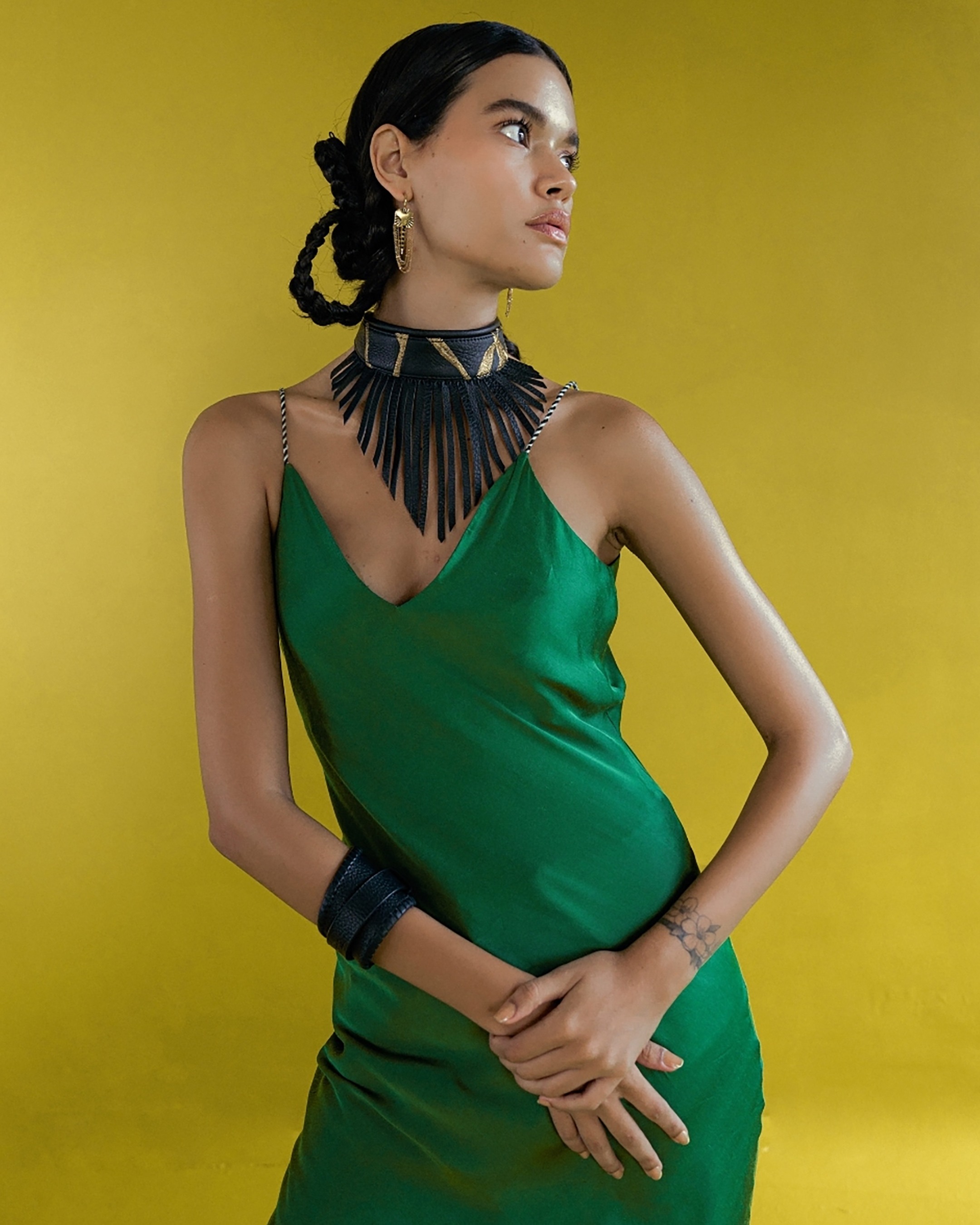 Maeve Necklace In Black