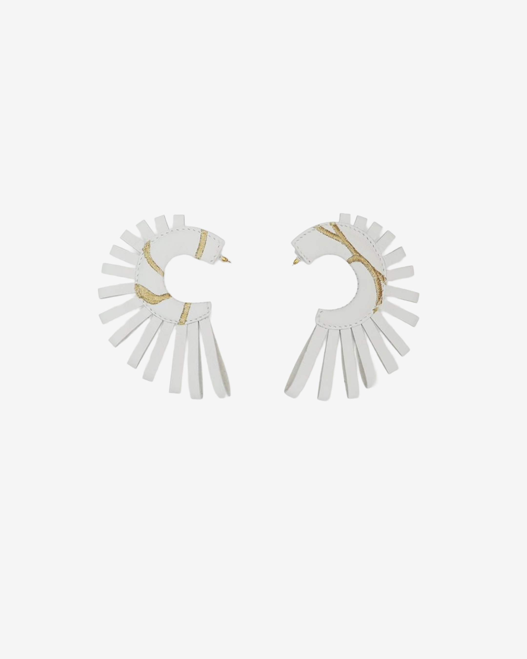 Marina Hoops In Ivory