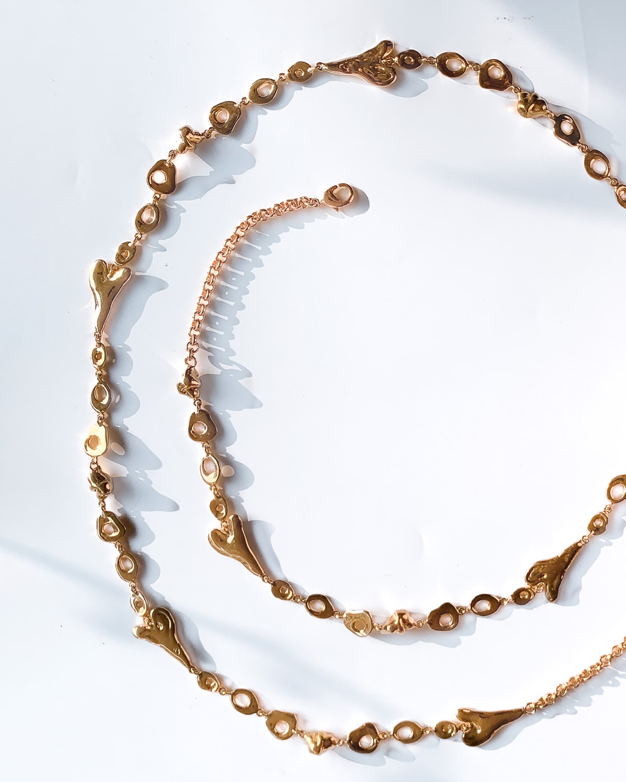The Heart and Pebble Chain