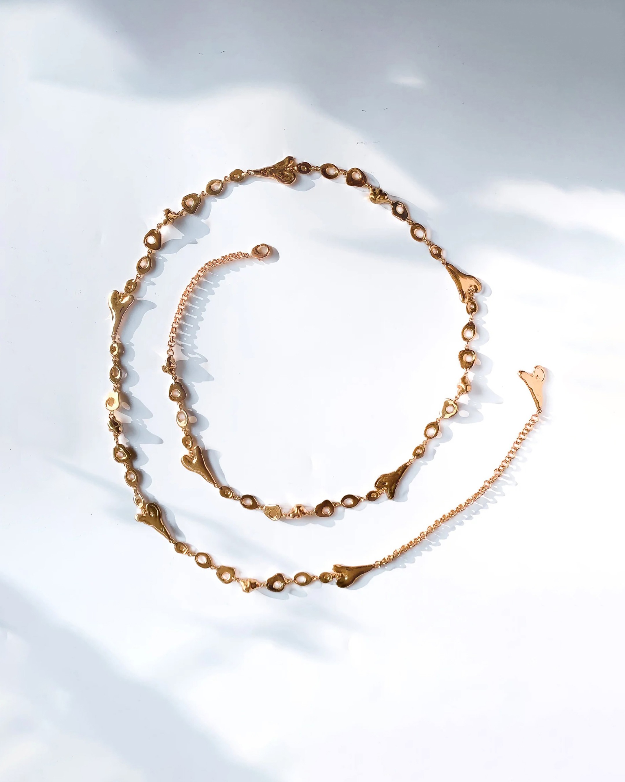 The Heart and Pebble Chain