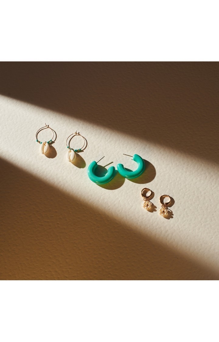 Set Of 3 Mermaid's Muse Earring Set