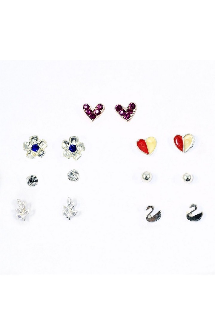 "Love" Weekly 7 Stud Earrings Set