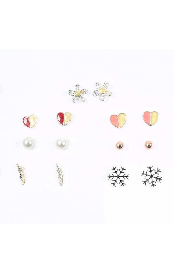"Enchanted" Weekly 7 Stud Earrings Set