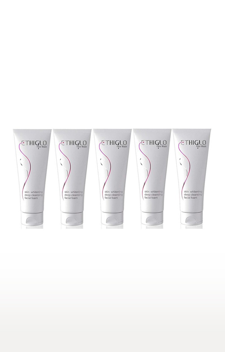 Ethiglo Skin whitening Face Wash (200ml) : Pack of 5