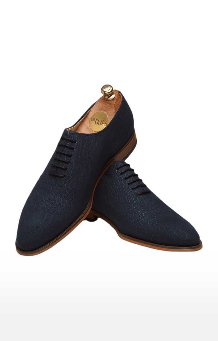 Men's Out of the Blu Blue PU Oxfords
