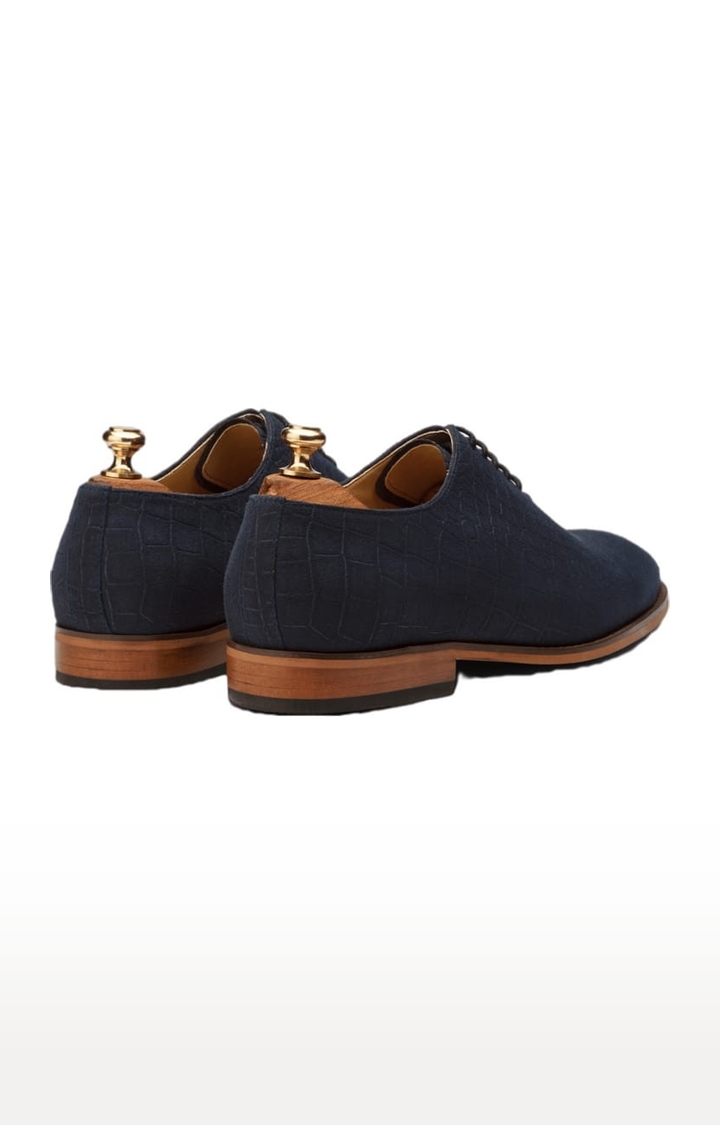 Men's Out of the Blu Blue PU Oxfords