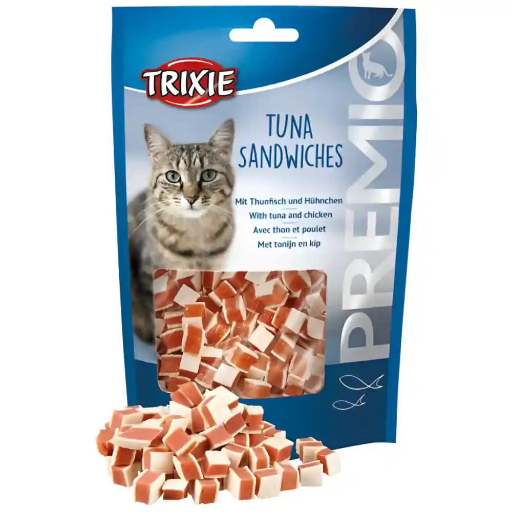 Trixie Premio Tuna Sandwiches Treat for Cats, 50 g