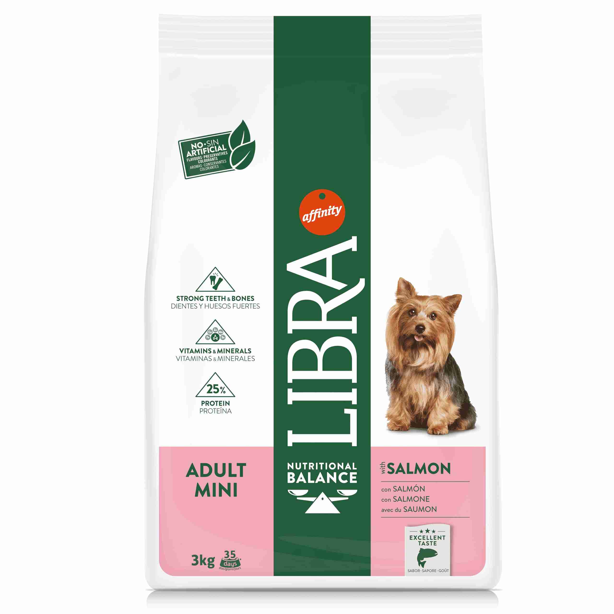 Libra Adult Mini Salmon Dry Dog Food - 3 kg