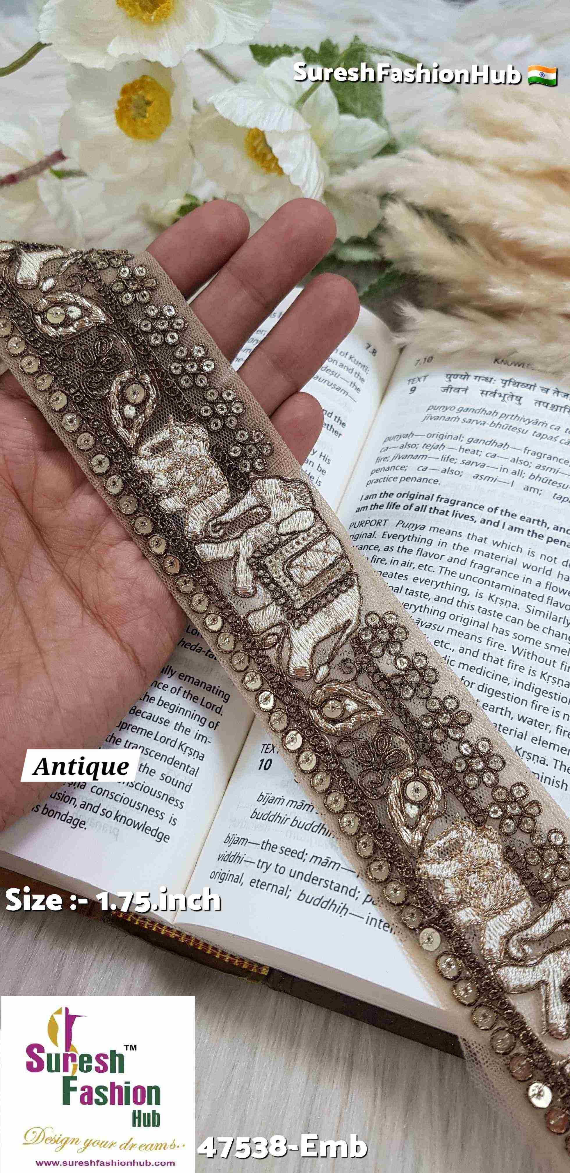 Antique Heritage Elephant Lace