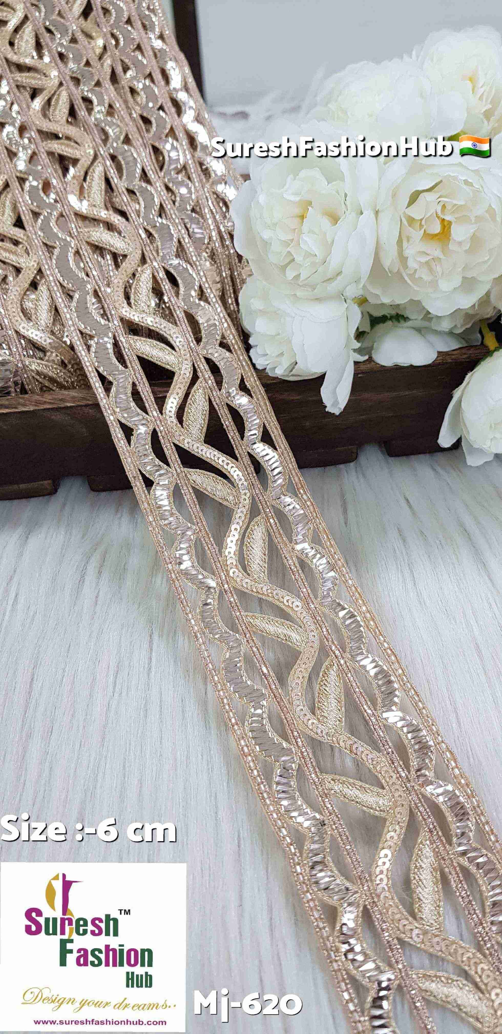 Extraordinary Cutwork Gota Lace