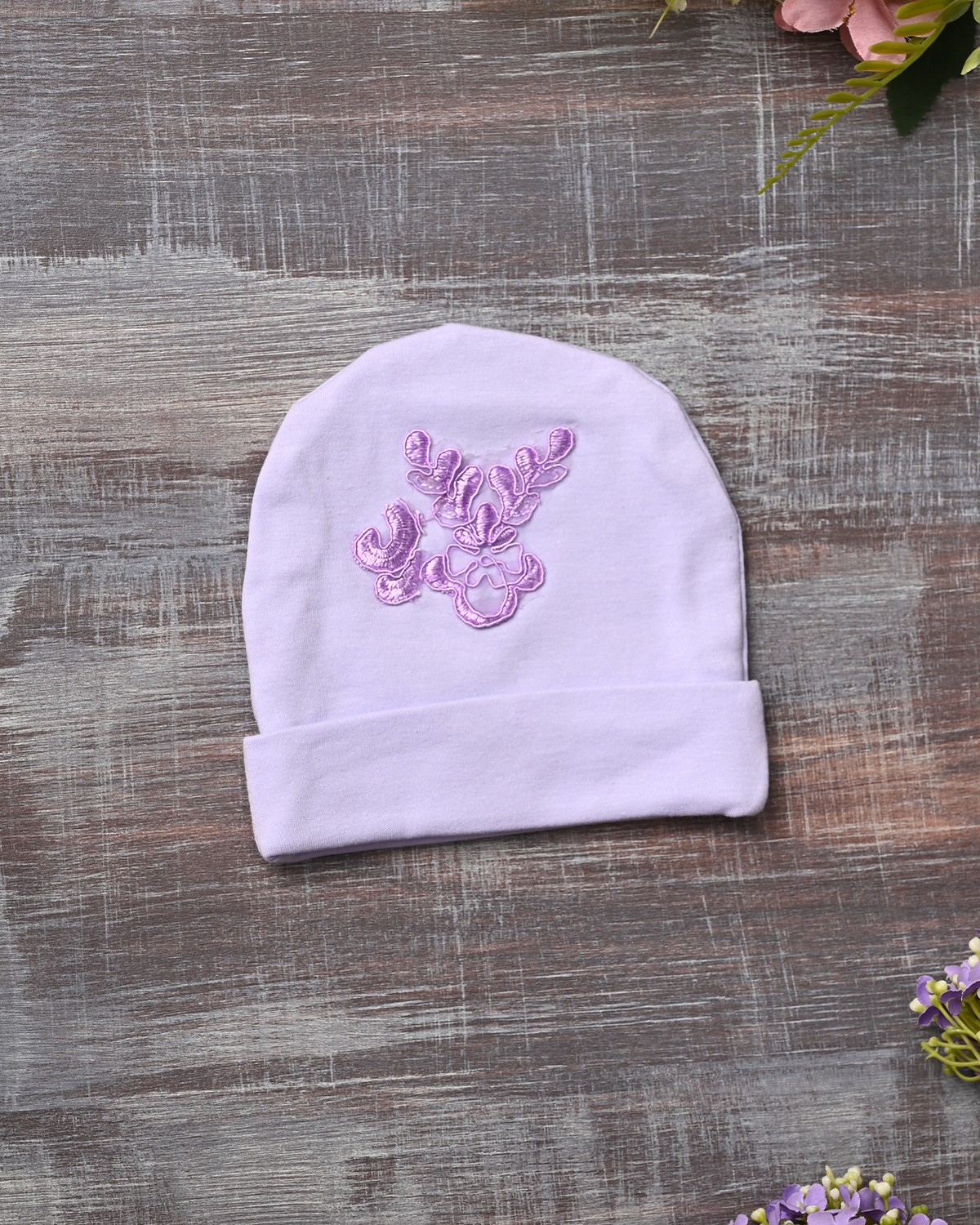 Lavender LoveBug Romper Set