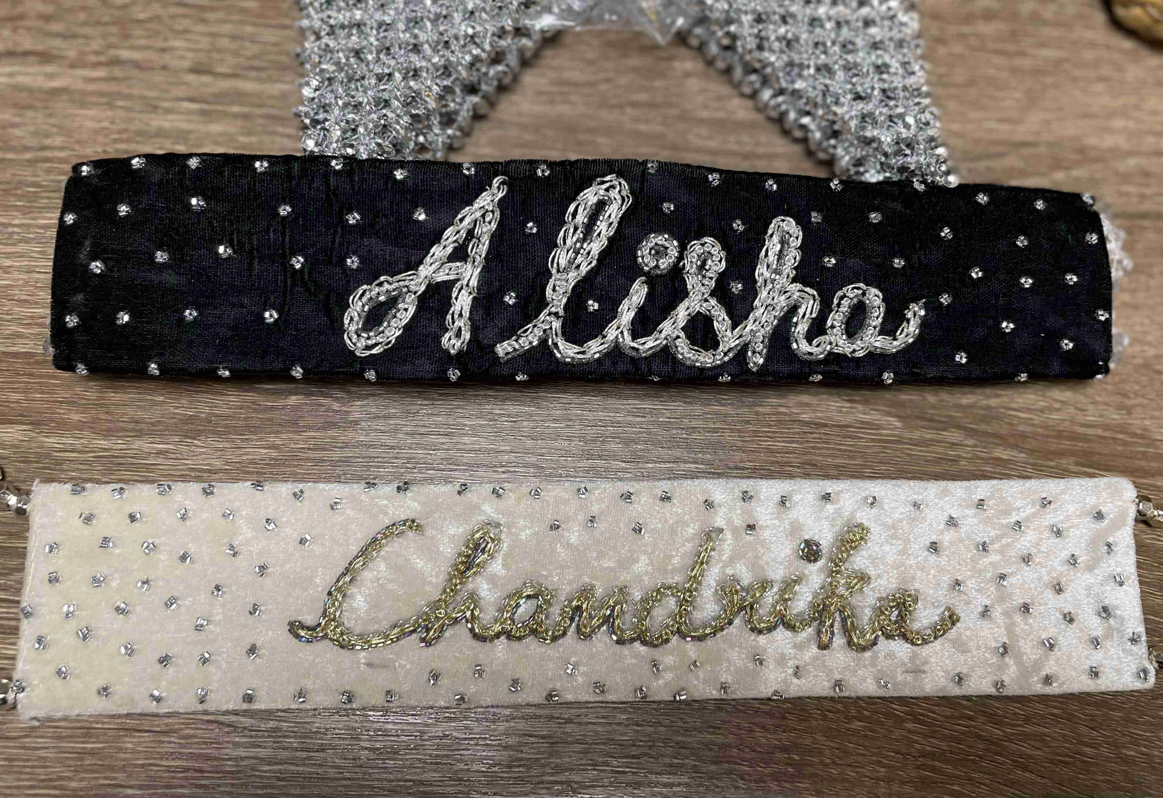 Personalised name handle bag