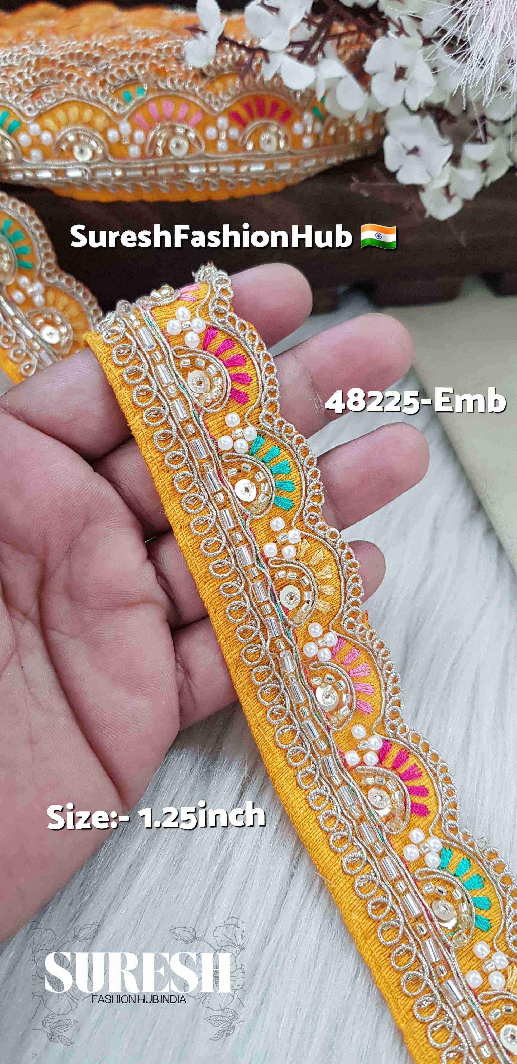 Yellow Floral Border