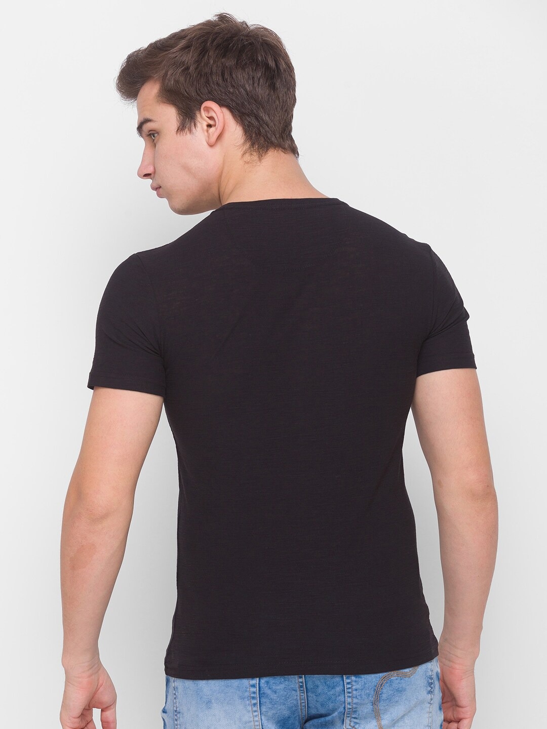 globus | Black Solid T-Shirt 1