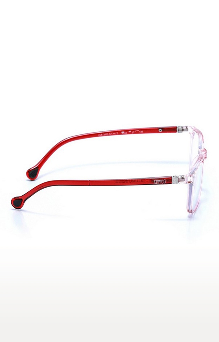 ENRICO | ENRICO Bluno Kids Feather W Transparent Red Computer Glasses for Kids 3