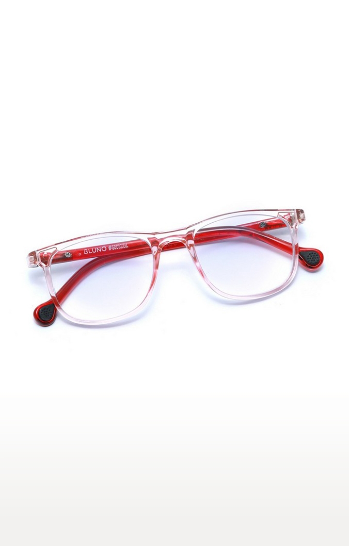 ENRICO | ENRICO Bluno Kids Feather W Transparent Red Computer Glasses for Kids 2
