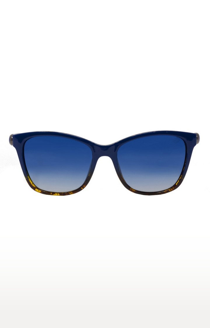 ENRICO | Enrico Luna Polycarbonate Uv Protected Cateye Sunglasses For Women ( Lens - Blue | Frame - Blue) 1