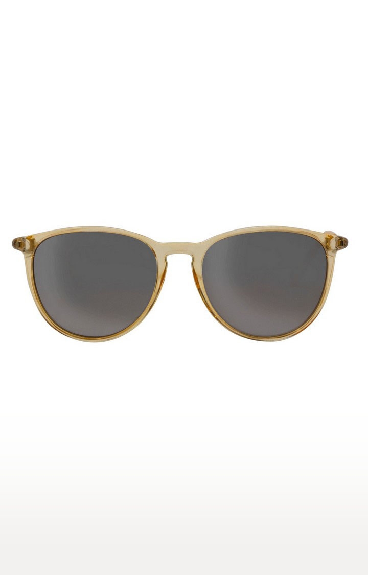 ENRICO | Enrico Ciaz Uv Protected & Polarized Round Sunglasses For Women ( Lens - Grey | Frame - Yellow) 1