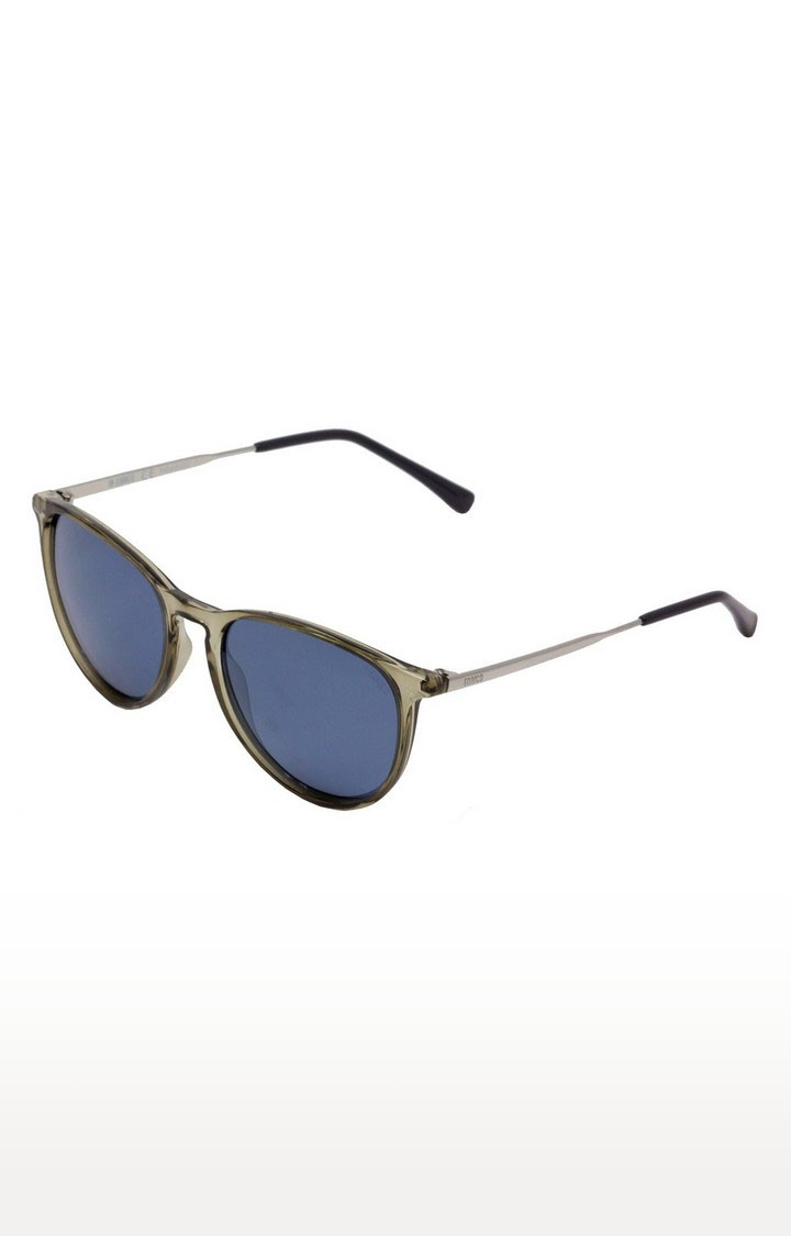 ENRICO | Enrico Ciaz Uv Protected & Polarized Round Sunglasses For Women ( Lens - Blue | Frame - Grey) 0
