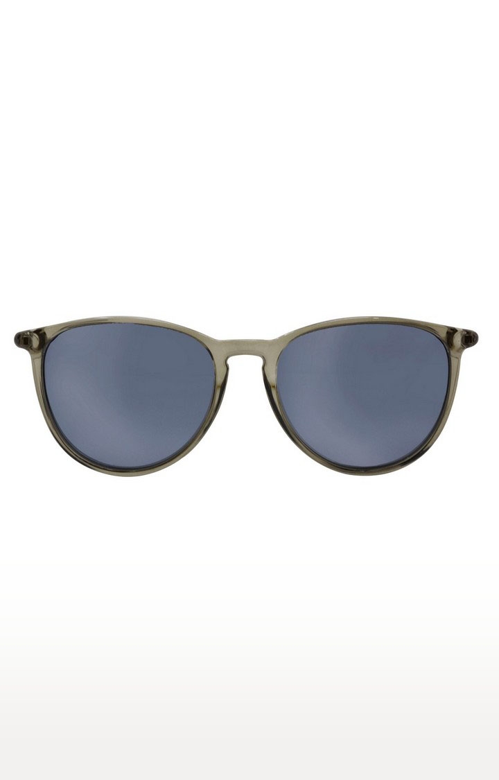 ENRICO | Enrico Ciaz Uv Protected & Polarized Round Sunglasses For Women ( Lens - Blue | Frame - Grey) 1